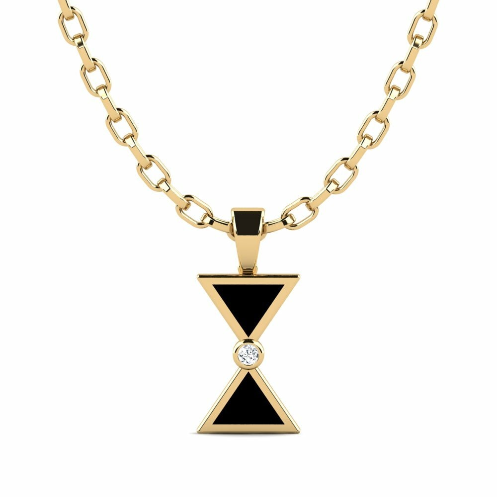 Or Jaune 9k Pendentif pour homme Wongar