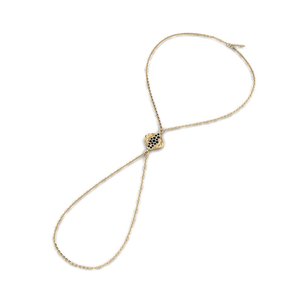 Schwarzer Onyx Fingerkette Wookie