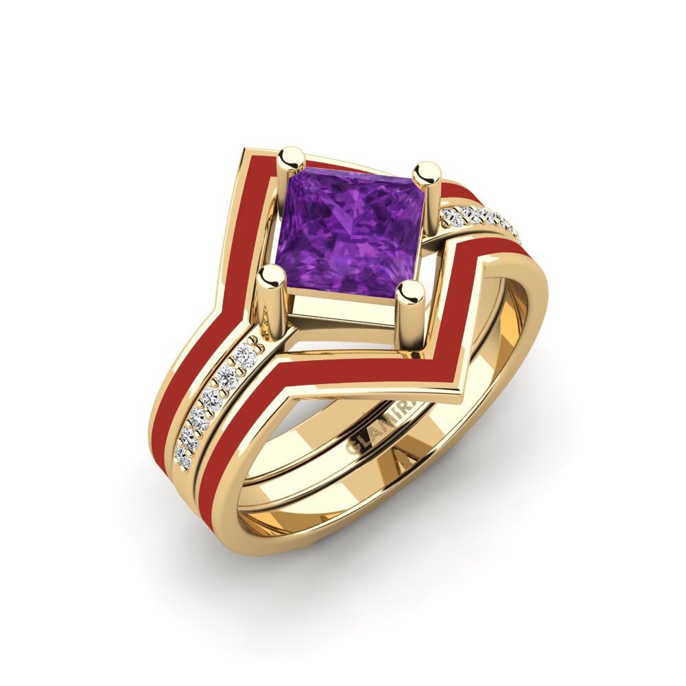 Amethyst Ring Wourg - SET