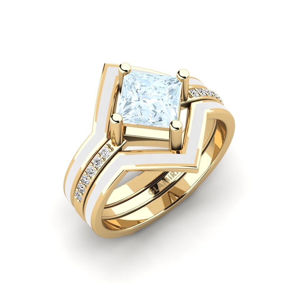 Aguamarina Anillo Wourg - SET