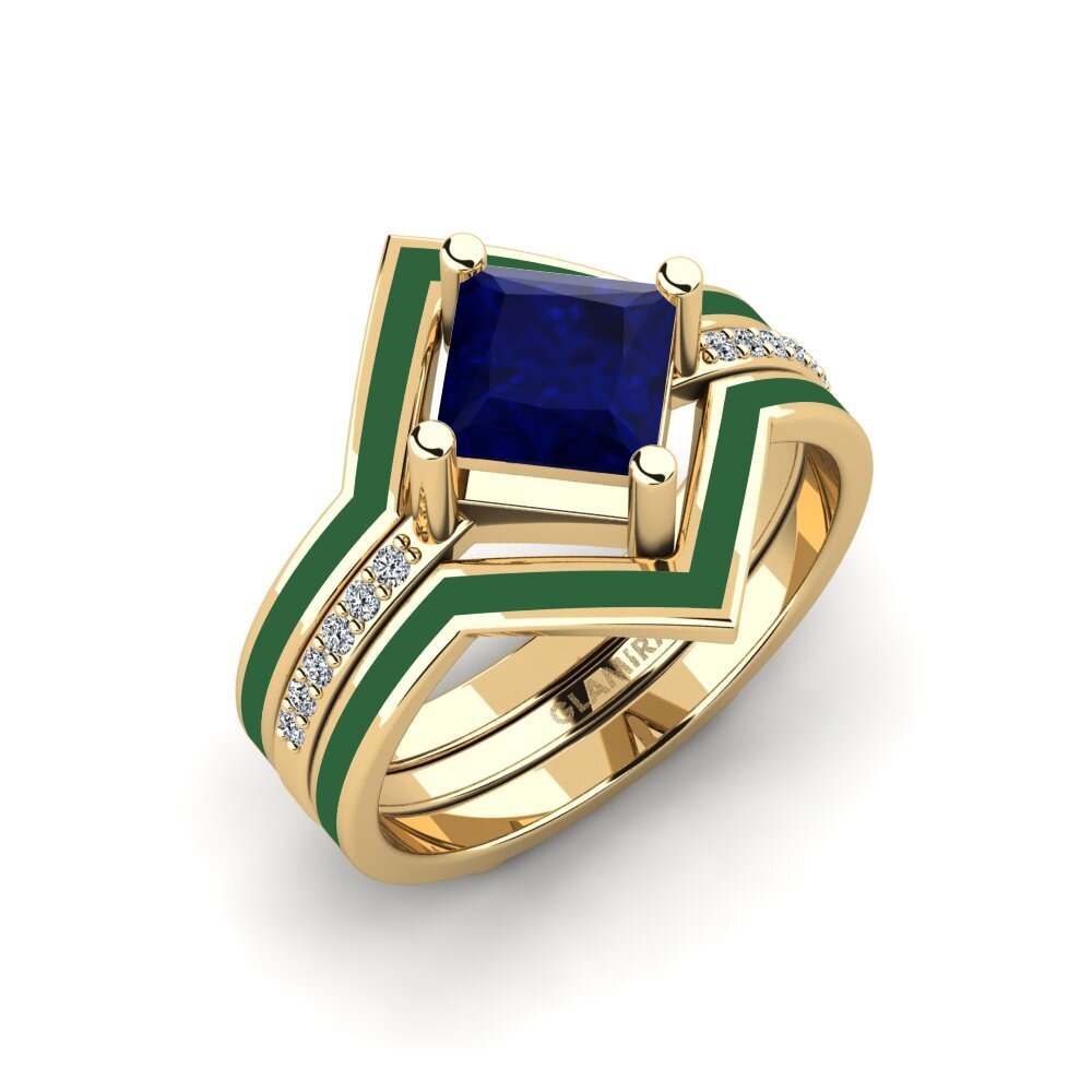 Saphir Ring Wourg - SET
