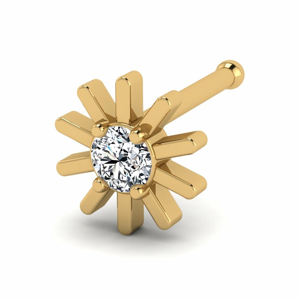 Or Jaune 18k Piercing Nez Wraith