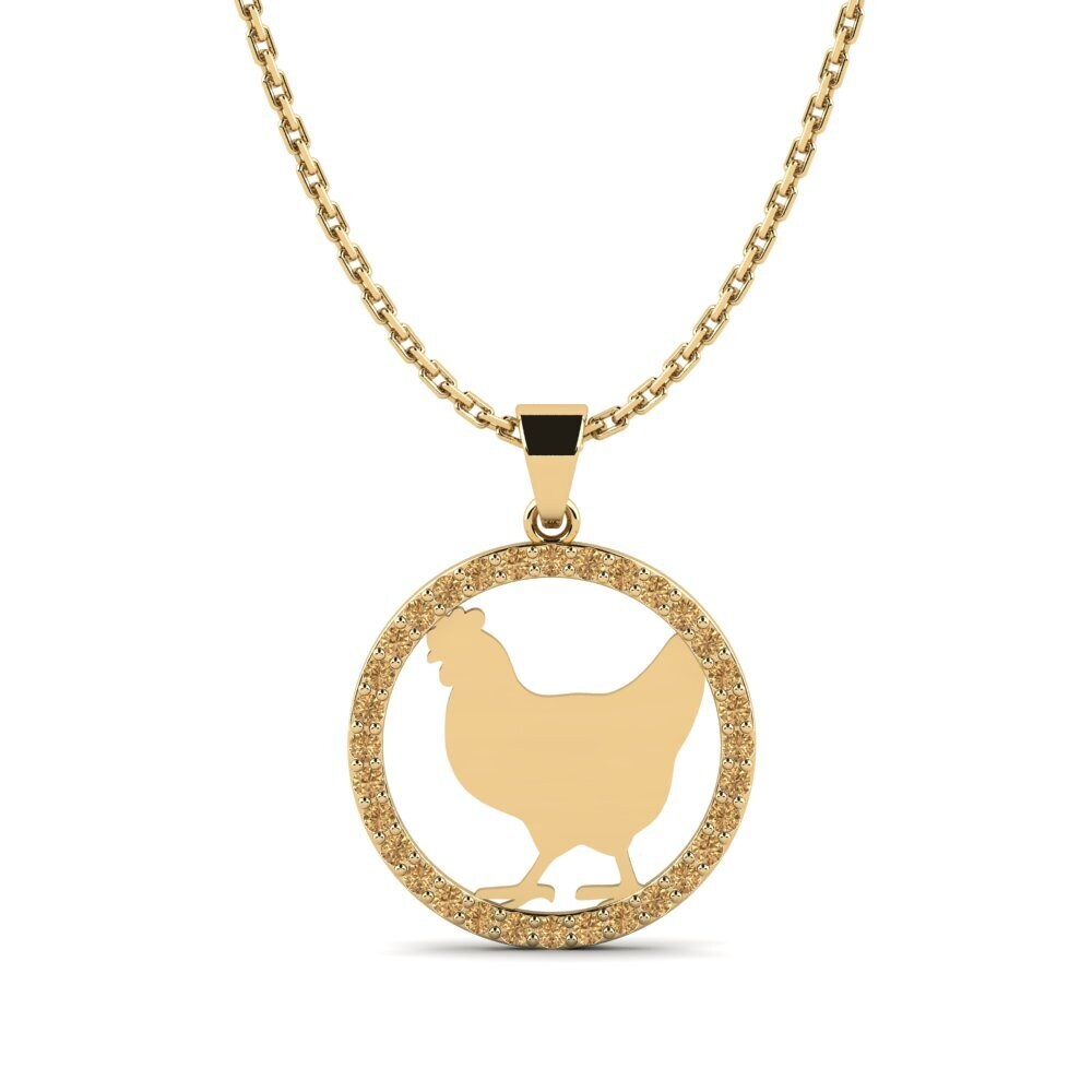 Brown Diamond Women's Pendant Wratoner