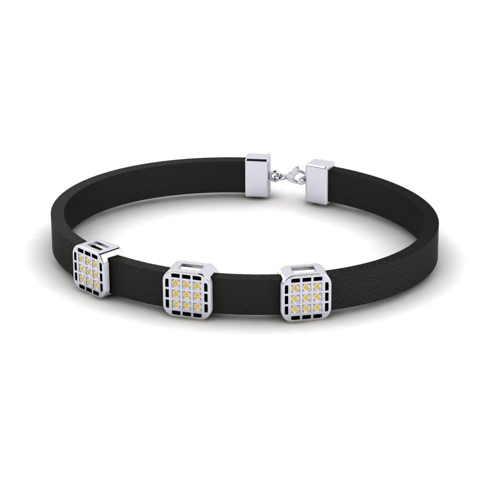 Yellow Diamond Men's Bracelet Xiara