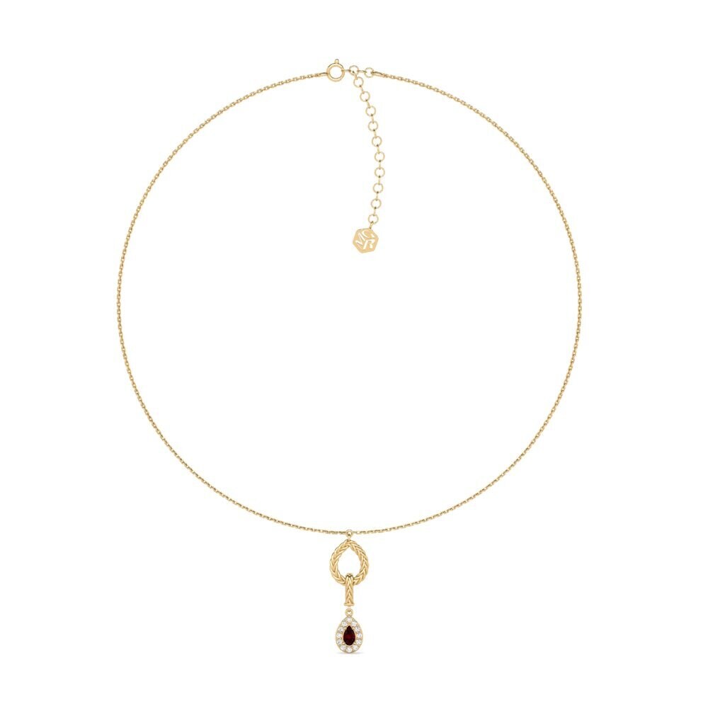 Poire Grenat Collier Collier tour de cou pour femme Xorita