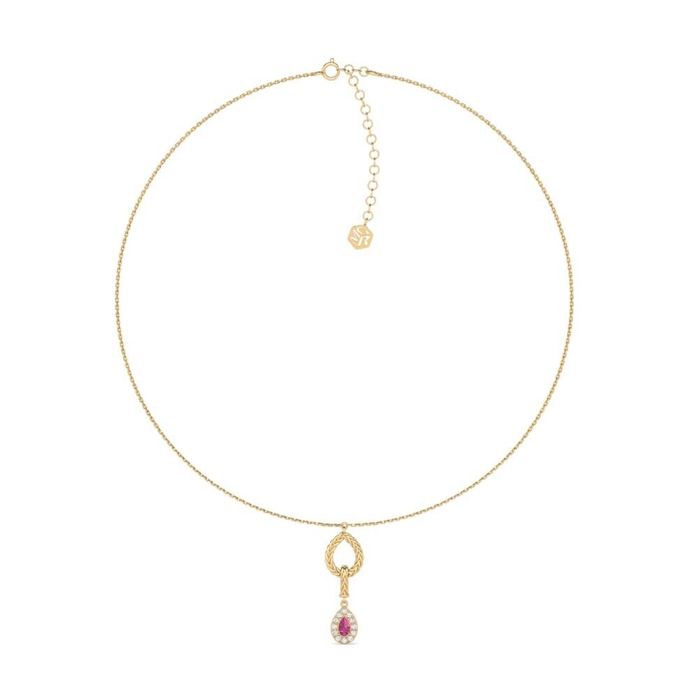 Pink Tourmaline Women's Choker Necklace Xorita