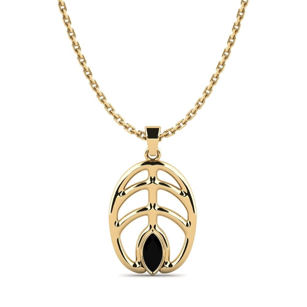 Diamante Negro Colgante de Mujer Xuegaron