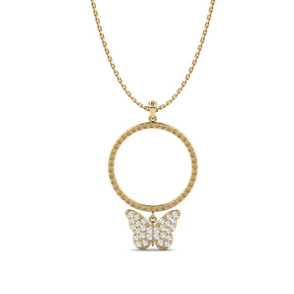 Brown Diamond Women's Pendant Xxviip