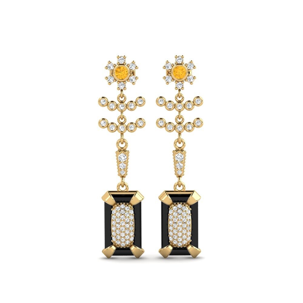 Citrine Women's Earring Yaff
