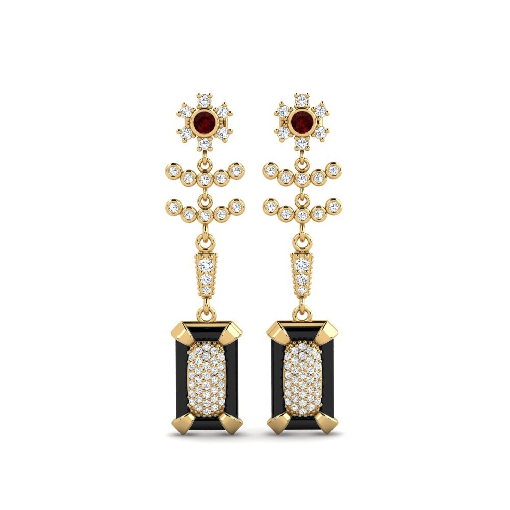 Garnet Women's Earring Yaff