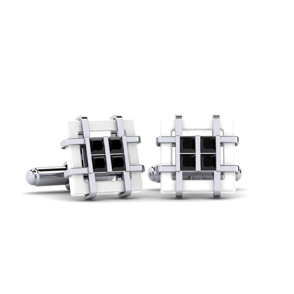 Black Sapphire Cufflink Yager