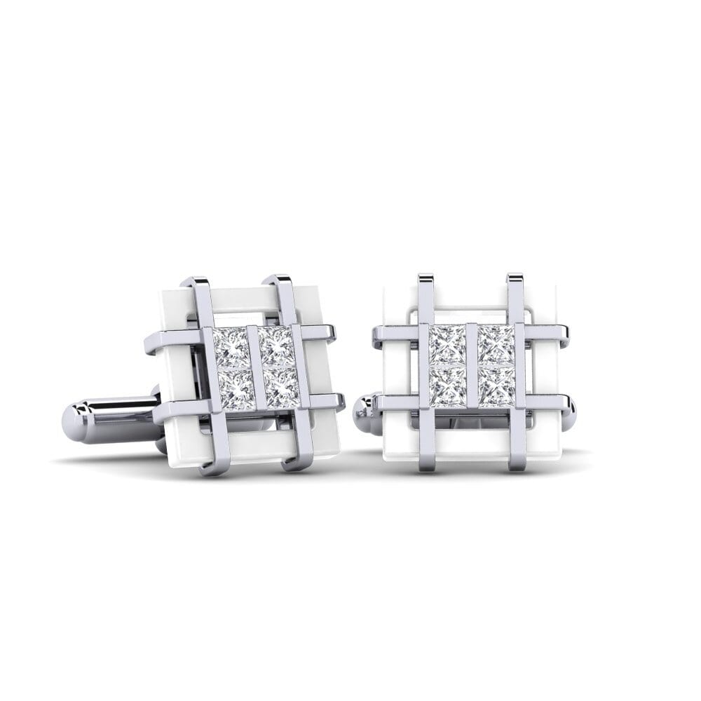 Lab Grown Diamond Cufflink Yager