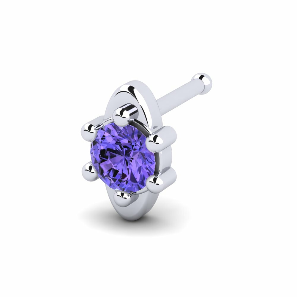 Tanzanite Pin Nariz Yale