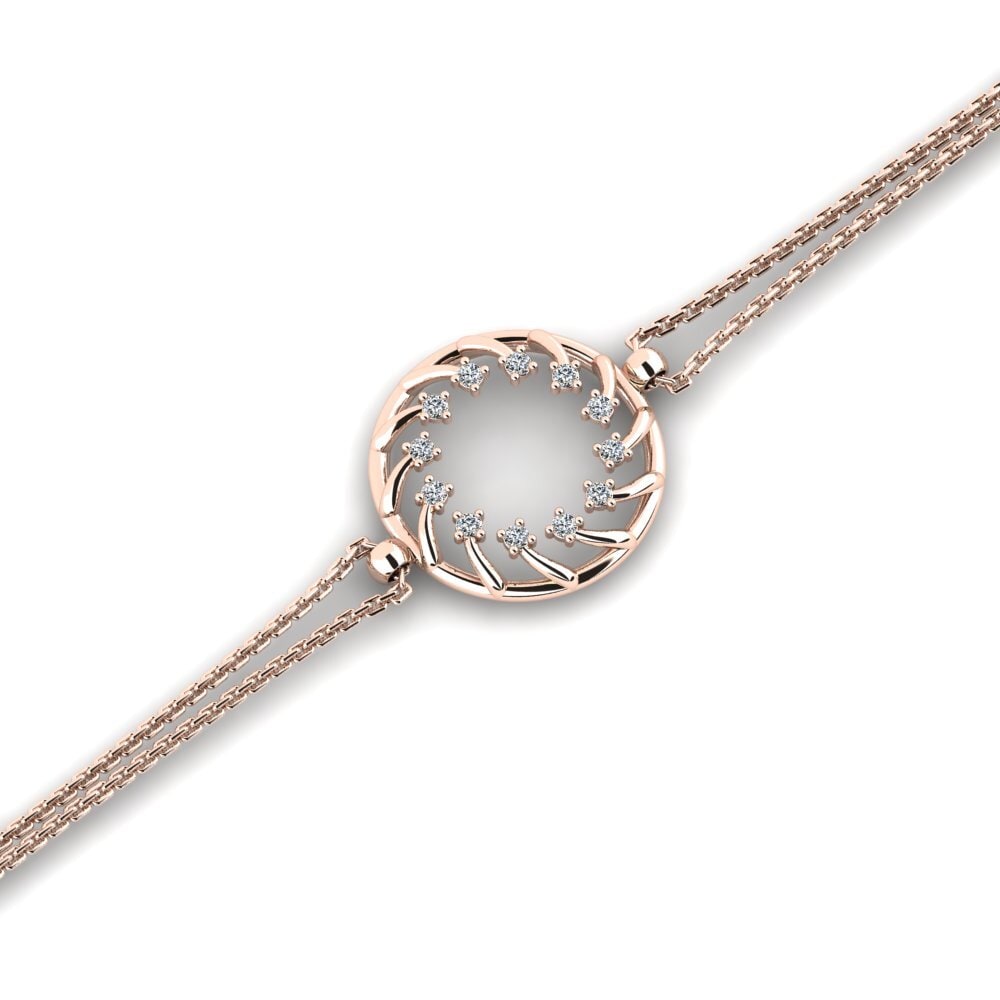 9ct Rose Gold Women's Bracelet Yalwonsa