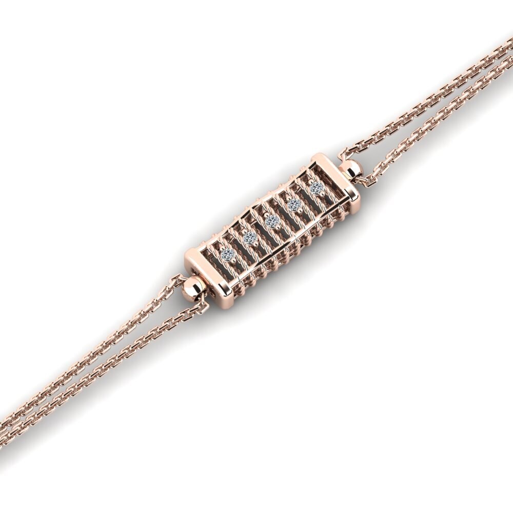 9ct Rose Gold Women's Bracelet Yandinap