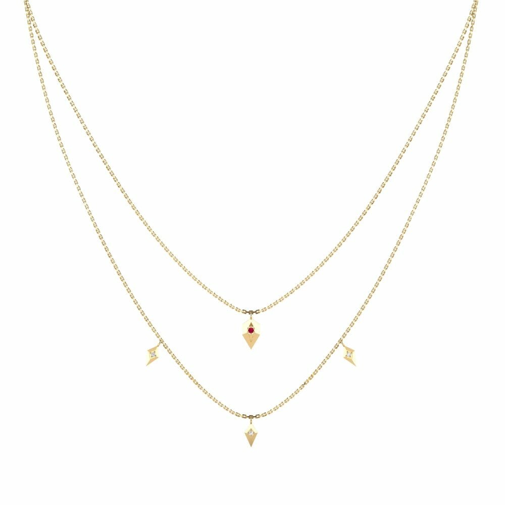 Rubino Collana da donna Yangtzed