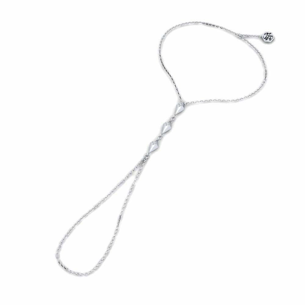 14ct White Gold Finger Bracelet Yarkand