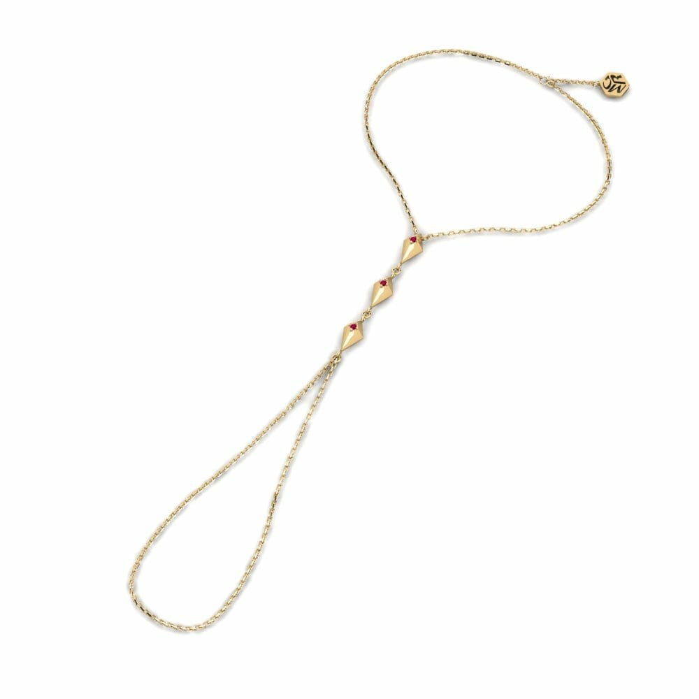 Ruby Finger Bracelet Yarkand