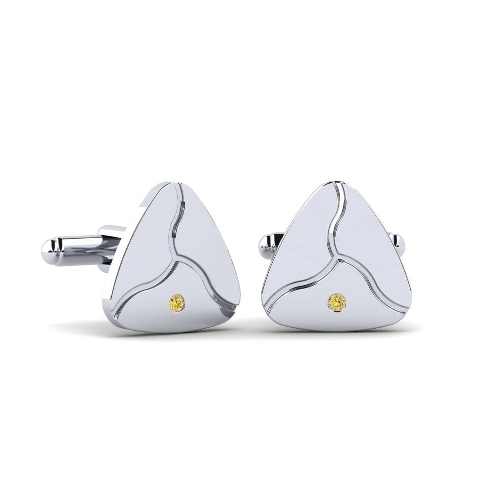 Yellow Diamond Cufflink Yeanto