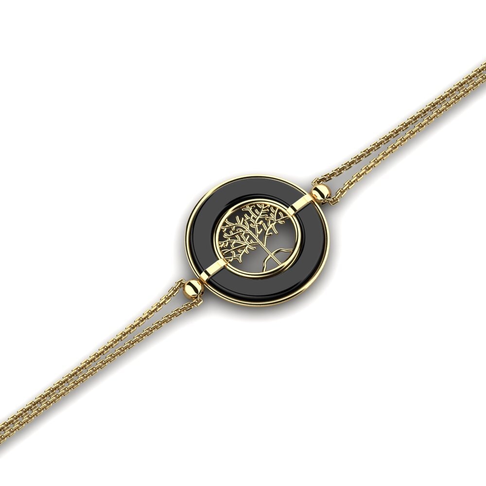 18k Oro Amarillo Pulsera Yearta