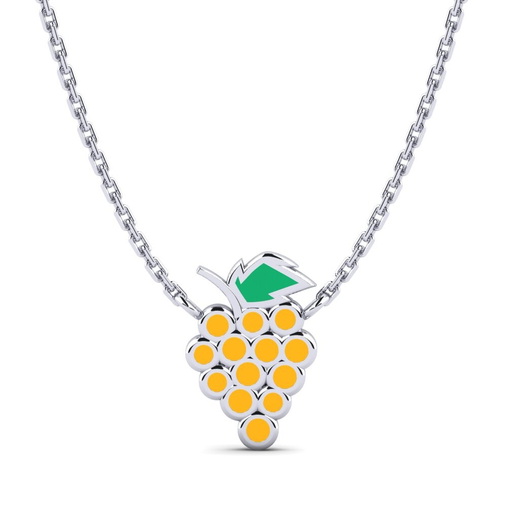 14ct White Gold Kid's Necklace Yemiyamiri