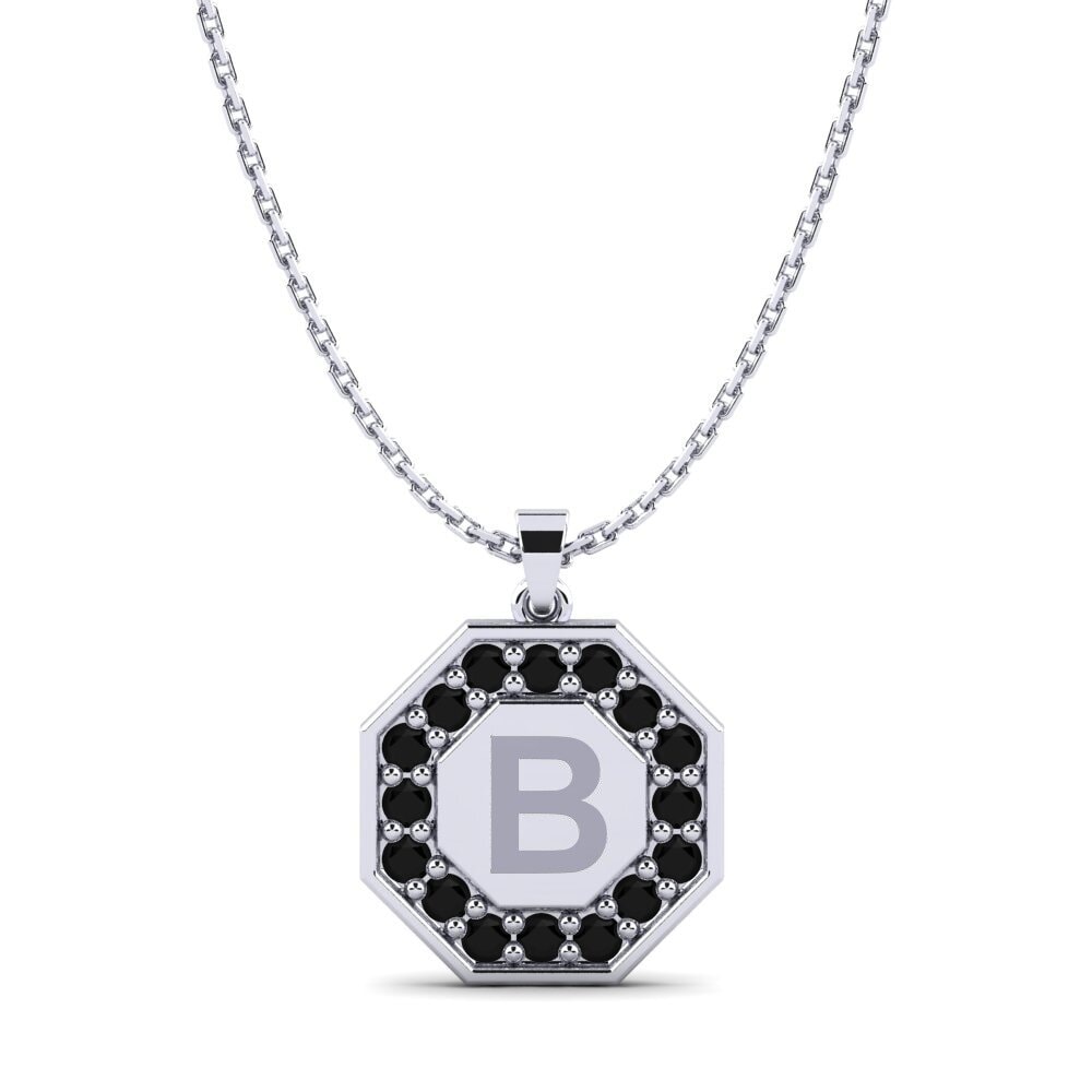 Diamante Negro Colgante de Mujer Yesenia B