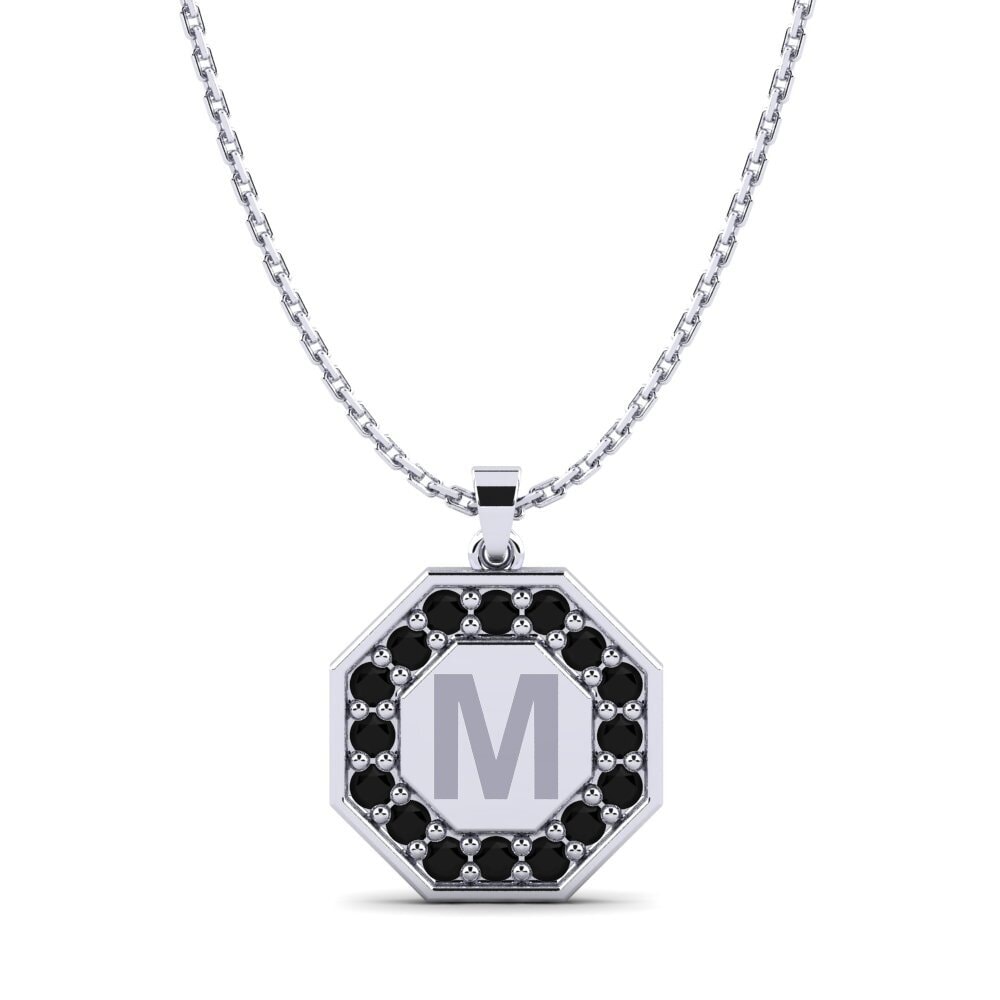 Round Black Onyx Women's Pendant Yesenia M