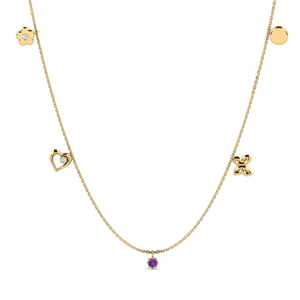 Amethyst Women's Necklace Yeslina
