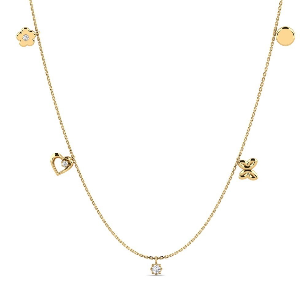 Moissanita Collar de Mujer Yeslina