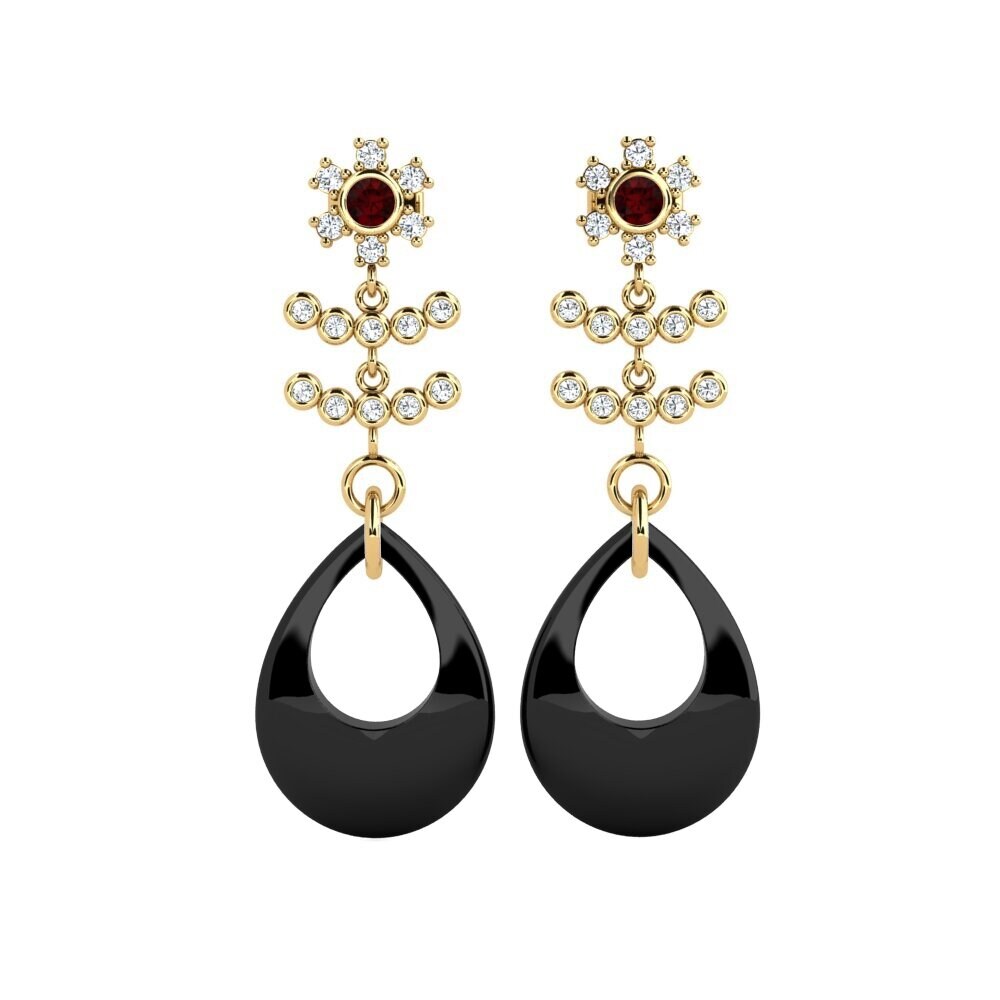 Garnet Women's Earring Yet