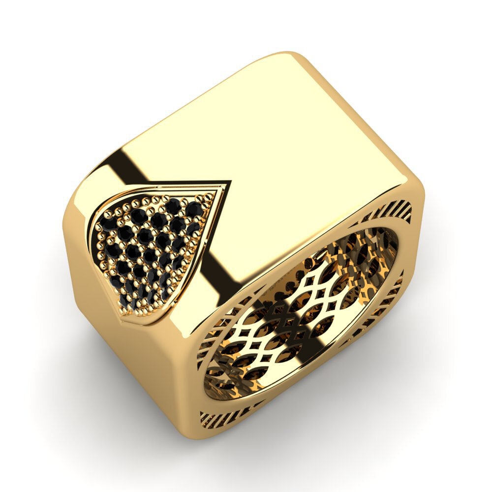 Schwarzer Onyx Ring Yevette