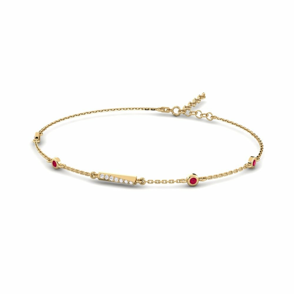 Rubis Bracelet pour femme Yipada