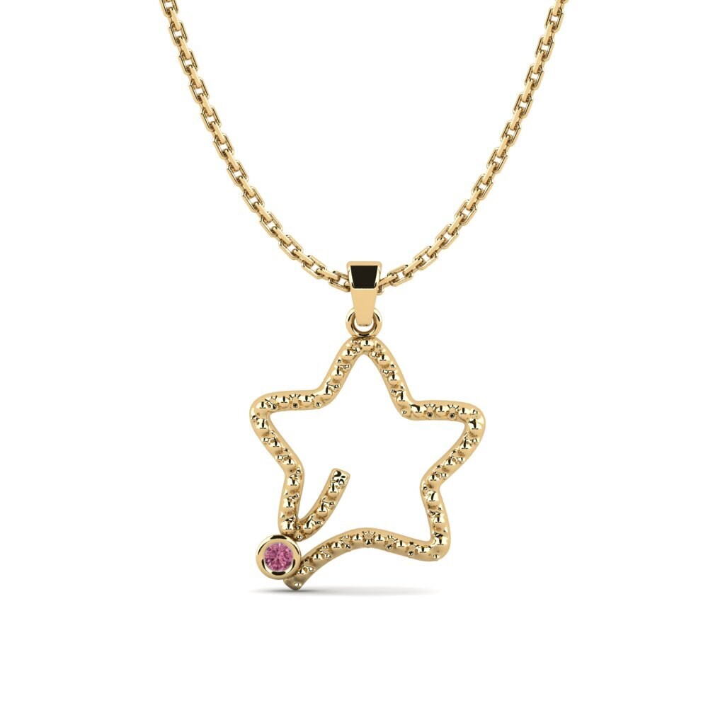 Rhodolite Garnet Women's Pendant Ylbada
