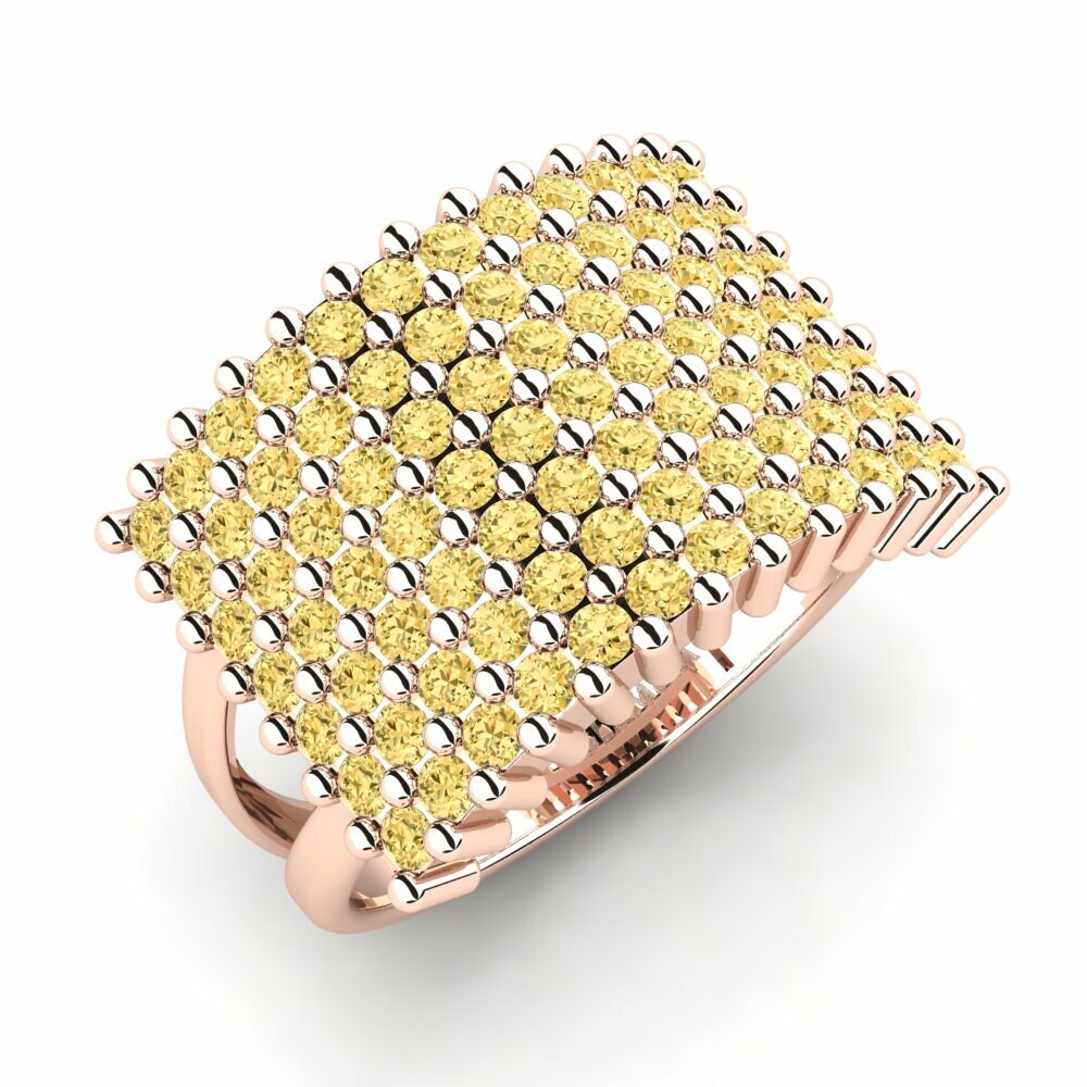 Gele Diamant Ringen Yoko