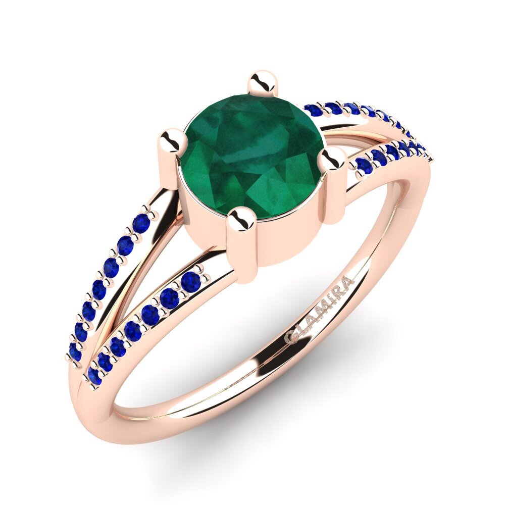 18ct Rose Gold Engagement Ring Yonika