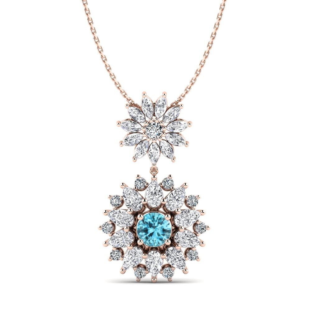 Blue Zircon Women's Pendant Yorkshire