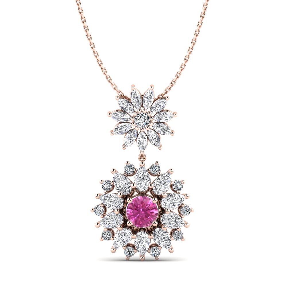 Pink Topaz Women's Pendant Yorkshire