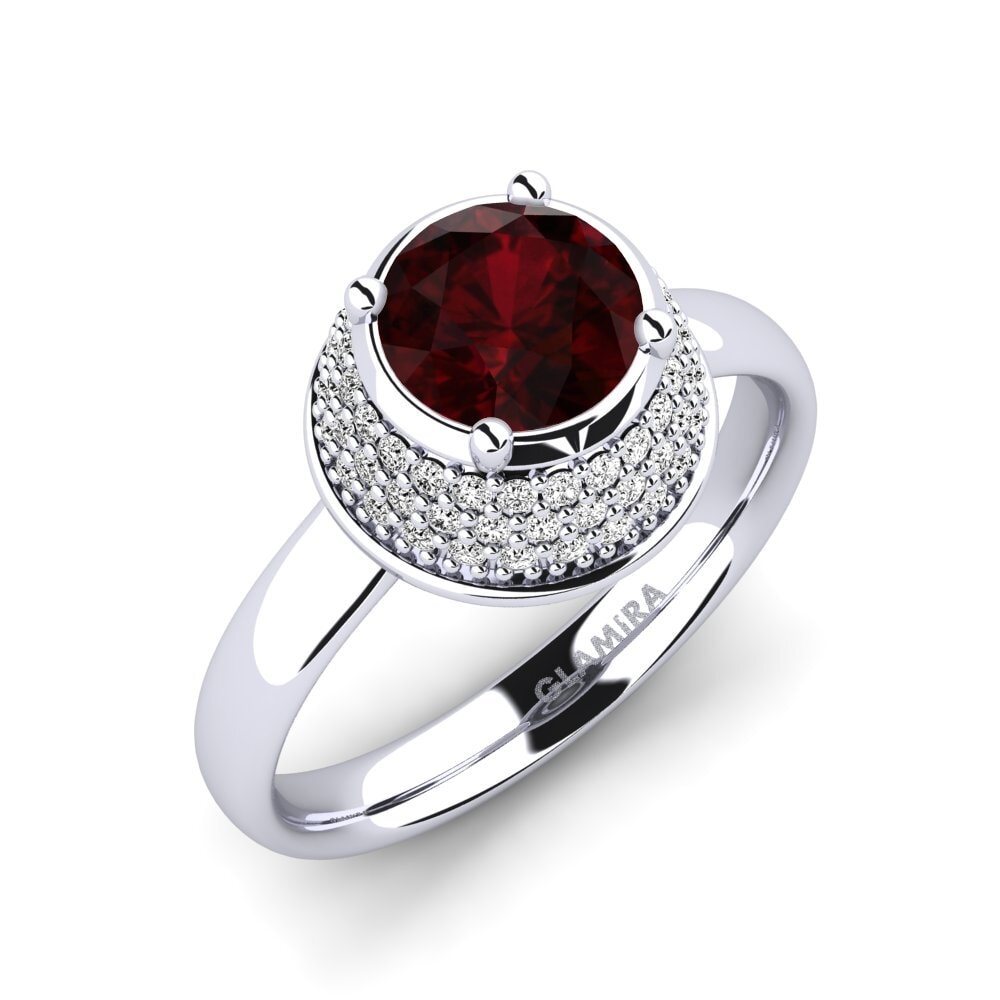 Garnet Engagement Ring Yorlandie