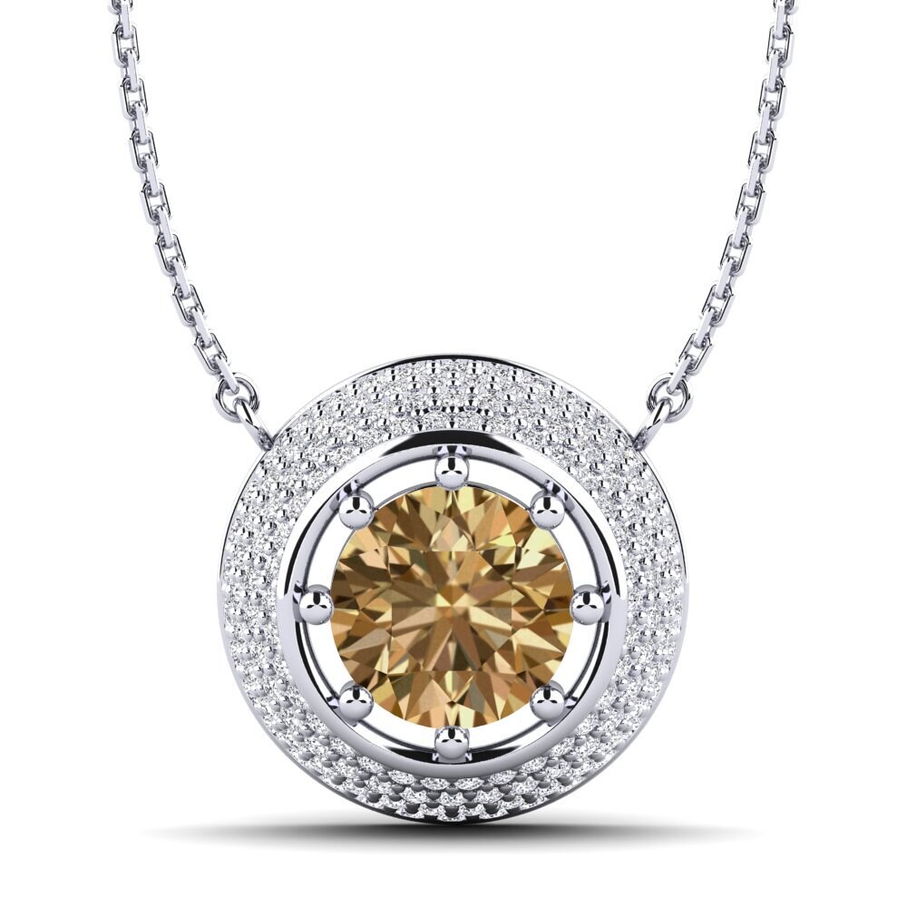 Brown Diamond Women's Necklace Ysabel