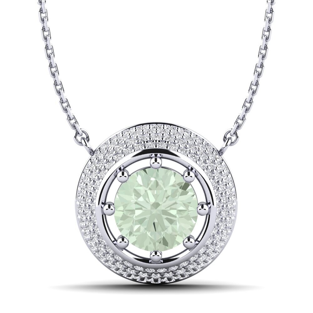 Green Amethyst Women's Necklace Ysabel