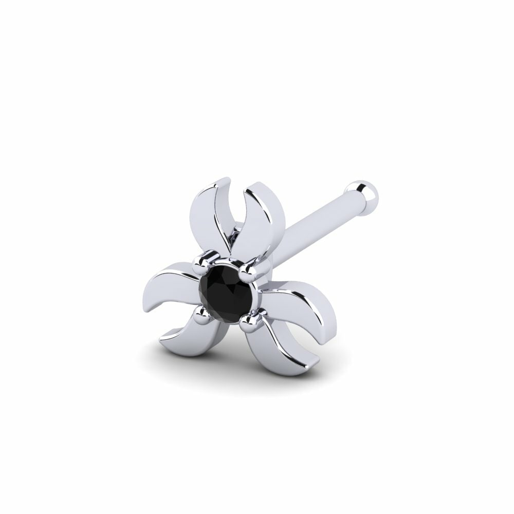 Saphir noir Piercing Nez Ythreyn
