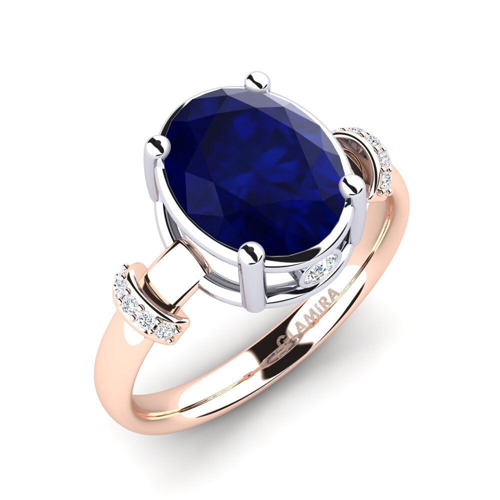 Saphir Verlobungsring Yudella