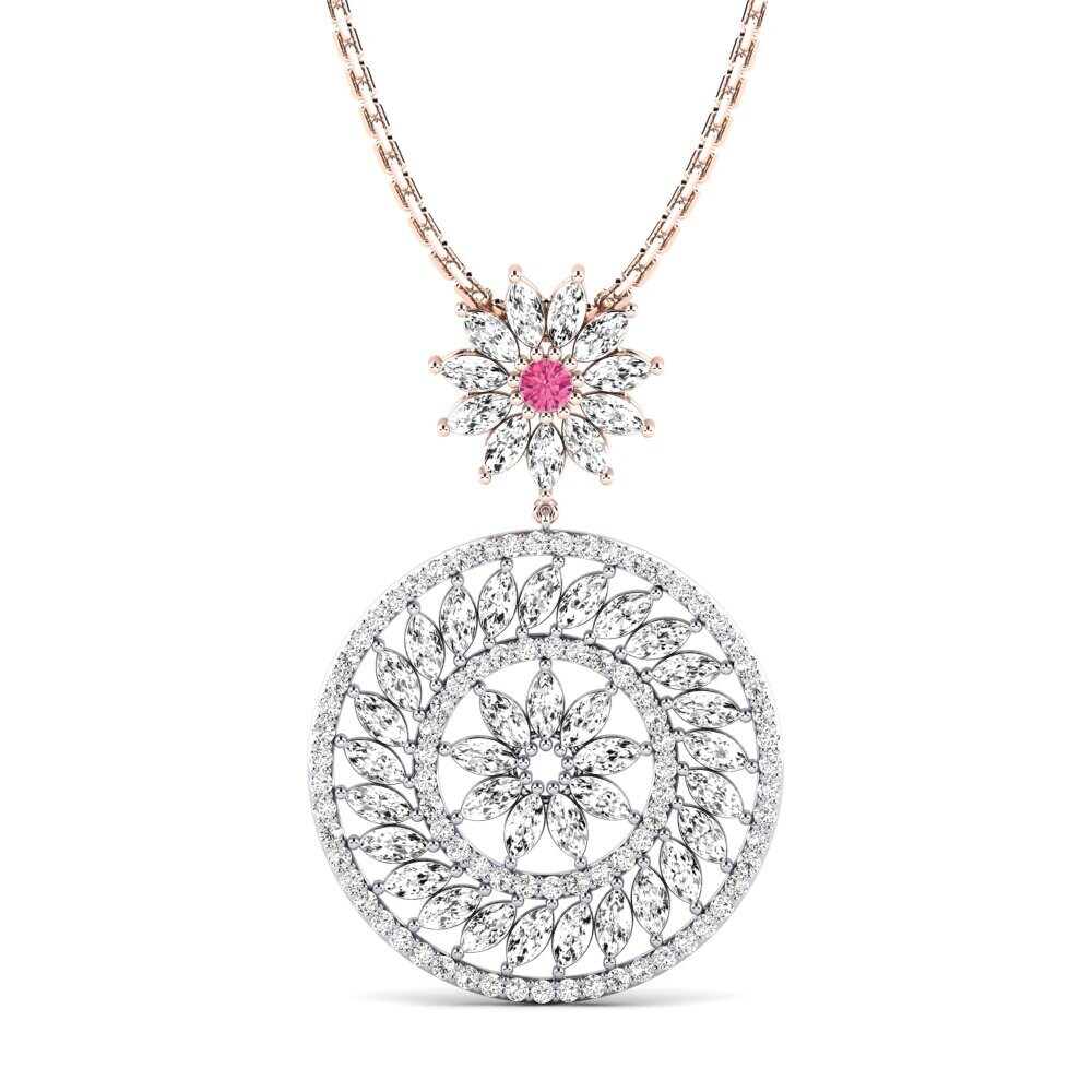 Pink Tourmaline Women's Pendant Yufah