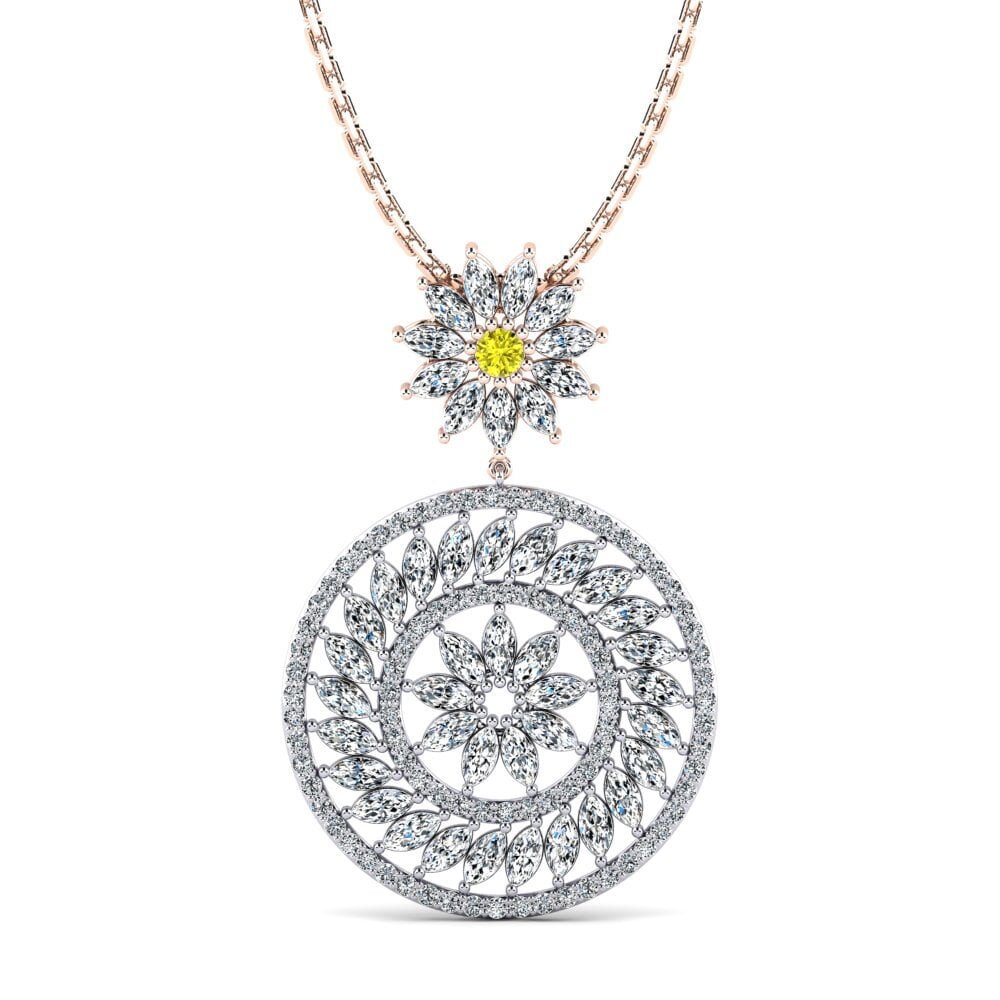 Yellow Diamond Women's Pendant Yufah