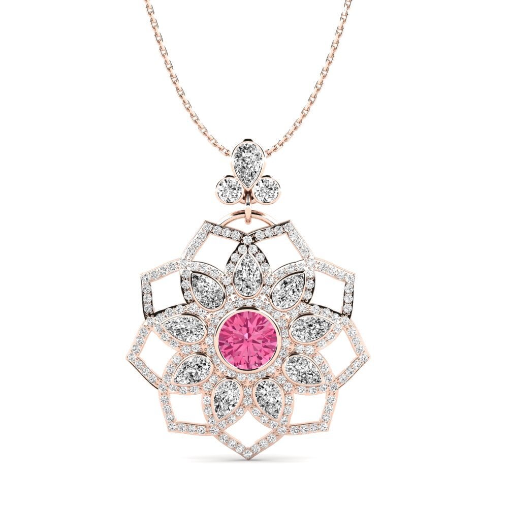 Pink Tourmaline Women's Pendant Yuliana