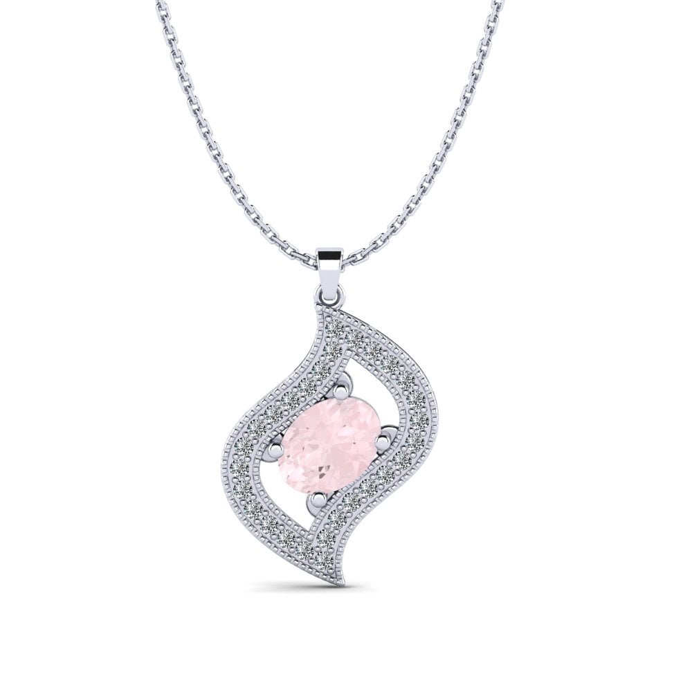Rose Quartz Women's Pendant Yunamtor