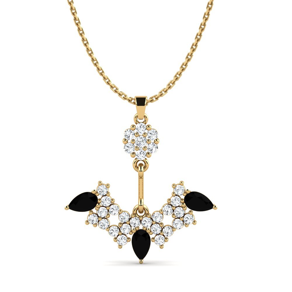 Diamante Negro Colgante de Mujer Zaat