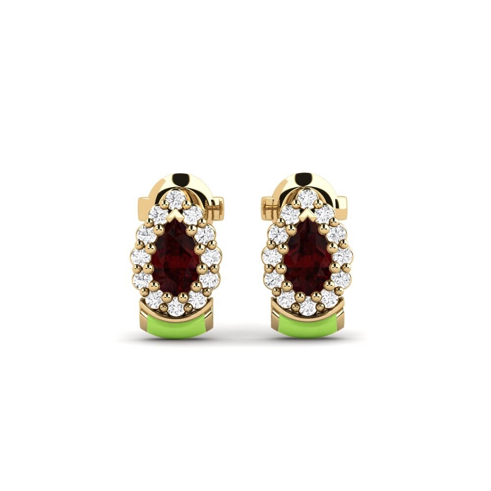 Garnet Women's Earring Zabavno