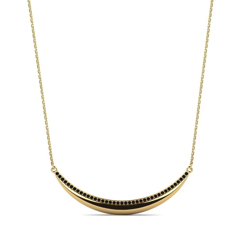 Black Sapphire Women's Necklace Zahna