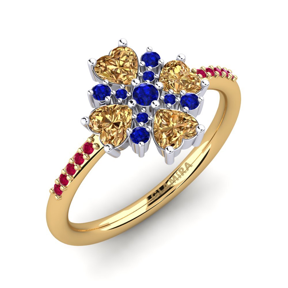 18ct Yellow & White Gold Ring Zalyssa